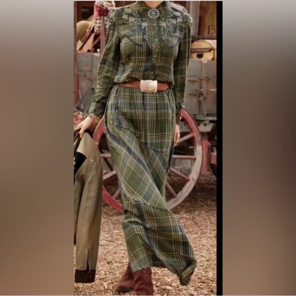 NWT Double D Ranch Josef Plaid
Pleated Western Skirt - Picture 3 of 5